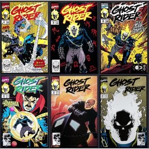 Ghost Rider Marvel Comic Book Lot 9-13, 15 Lot of 6 Issues Reintro Johnny Blaze‎